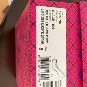 Tory Burch Pumps Size 8 Black Suede